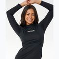 Women's Rip Curl Classic Surf UPF Schwimmen Langarm Rashguard schwarz 5
