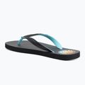 Herren Rip Curl Wetty Fade Bloom gewaschene schwarze Flip Flops 3