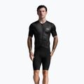 Herren Triathlonanzug 2XU Aero Hex Sleeved schwarz/weiß 2