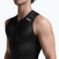 Fahrrad Tank Top Herren 2XU Core Tri Tank black/white 4