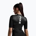 Damen-Triathlonanzug 2XU Aero Hex Sleeved black/white 4