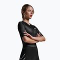 Damen Triathlonanzug 2XU Core Sleeved schwarz/weiß 4