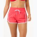 Damen Rip Curl hohe Taille Retro Volley 3" schwimmen Shorts Hibiskus rot 5