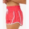 Damen Rip Curl hohe Taille Retro Volley 3" schwimmen Shorts Hibiskus rot 7