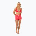 Damen Rip Curl hohe Taille Retro Volley 3" schwimmen Shorts Hibiskus rot 2
