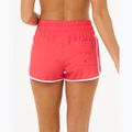 Damen Rip Curl hohe Taille Retro Volley 3" schwimmen Shorts Hibiskus rot 3