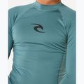 Rip Curl Waves UPF Performance Herren Schwimmen Longsleeve Blaustein 5
