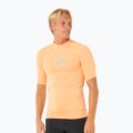 Herren Rip Curl Waves UPF Performance mandarin zest schwimmen Shirt