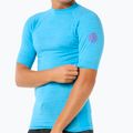 Herren Rip Curl Dawn Patrol UPF Performance blau Farbe Schwimmen Shirt 5