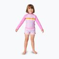 Rip Curl Kinder Schwimmen Langarm Rainbow Tide Rash Vest hellrosa 2