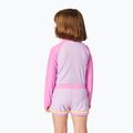 Rip Curl Kinder Schwimmen Langarm Rainbow Tide Rash Vest hellrosa 3