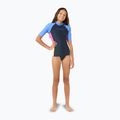 Kinder Rip Curl Block Party Rash Vest Schwimmen Shirt navy 2