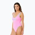 Einteiliger Badeanzug Rip Curl Surf Puff light pink 5