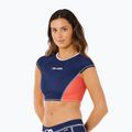 Damen-Badeoberteil Rip Curl Surf Tide Crop Rashvest dark navy 4