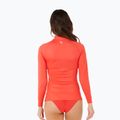 Damen-Bade-Longsleeve Rip Curl Classic Surf UPF Rashguard red 3
