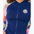 Damen-Bade-Longsleeve Rip Curl Party Wave Upf Zip multicolor 6