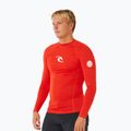 Herren-Bade-Longsleeve Rip Curl Waves Upf Perf lava red 4