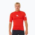 Herren-Schwimmshirt Rip Curl Waves Upf Perf lava red