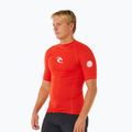 Herren-Schwimmshirt Rip Curl Waves Upf Perf lava red 4