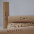 TREXO Yoga-Matte TPE-Kork 6 mm orange YM-C01P 8