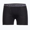 Herren Thermo-Boxershorts Icebreaker Anatomica wFly black