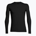 Langarm-Thermoaktivshirt Herren icebreaker Merino 150 Anatomica Crewe schwarz 7