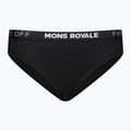 Thermoslip für Frauen Mons Royale Folo Merino Briefs schwarz