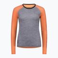 Damen-Funktionsshirt Mons Royale Bella Tech grey heather/punch 3