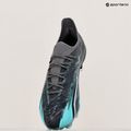 PUMA Ultra Ultimate Rush FG/AG stark grau/puma weiß/electro aqua Fußballschuhe 15
