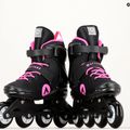 Damen Rollschuhe ATTABO Cyclone schwarz/rosa 21