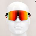 Sonnenbrille Red Bull SPECT Stun matt black/brown with red mirror 9
