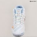 Damen Volleyballschuhe Mizuno Wave Voltage Mid weiß/pfirsich parfait/halogen blau 9