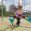 ATTABO 2-in-1 Schlittschuhe für Kinder Kylo rosa 26