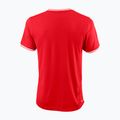 Herren Wilson Team II Hoch V-Ausschnitt Tennisshirt Rot WRA794103 2