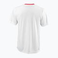 Wilson Team II Crew Herren Tennisshirt rot und weiß WRA794002 2