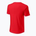Herren Tennishemd Wilson Script Eco Cotton Tee wilson rot 2