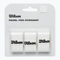 Wilson Padel Pro Overgrip Padel Schlägerhüllen 3 Stück weiß. 2