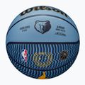 Wilson NBA Spieler Icon Outdoor Basketball Morant blau Größe 7 5