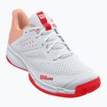 Damen Tennisschuhe Wilson Kaos Stroke 2.0 weiß/pfirsich perfait/infrarot 8