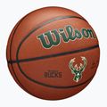 Basketball Wilson NBA Team Alliance Milwaukee Bucks brown Größe 7 2