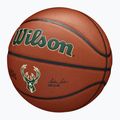 Basketball Wilson NBA Team Alliance Milwaukee Bucks brown Größe 7 3