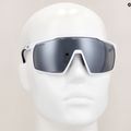 UVEX Mtn Perform weiß matt/verspiegelt silberne Sonnenbrille 7