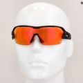 SCOTT Spur schwarz matt/orange/rote Chromverstärker/klare Sonnenbrille 6