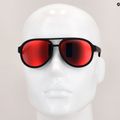 SCOTT Bass schwarz/rot verchromte Sonnenbrille 6