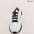 Nike Structure 25 Herren Laufschuhe Weiß/Schwarz/Licht Moke Grau/Feuerrot 9