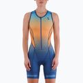 Damen-Triathlonanzug Synergy Pro Sleeveless Racerback Trisuit orange wave