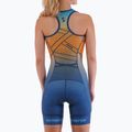 Damen-Triathlonanzug Synergy Pro Sleeveless Racerback Trisuit orange wave 2