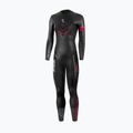 Damen-Triathlon-Neoprenanzug Synergy Adrenaline Full Sleeve 5 mm black/red