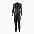 Damen-Triathlon-Neoprenanzug Synergy Endorphin Full Sleeve 5/3 mm black/pink