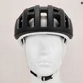 POC Ventral Lite Fahrradhelm Uranschwarz/Wasserstoffweiß matt 11